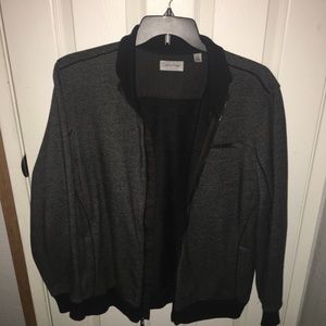 Mens large Calvin Klein zipped sweater. NWOT